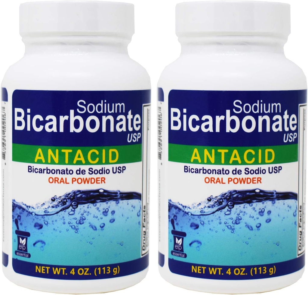 Natriumbicarbonat Antacida Oral Powder USP 4 oz .2 flasker
