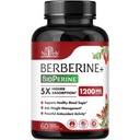 Berberine Supplement 1200mg - 5X Højere Absorption - Ultra Pure 98% Berberine HCL - Sund vægthåndtering, immunforsvar - Ikke GMO, fremstillet i USA - 60 Veganske kapsler