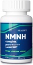 NMN Supplement Alternativ til ældning Kvinder: NMNH Liposomal (Dihydronicotinamid Mononucleotid) med Trans- Resveratrol & betain Vandfri til støtte NAD + og Anti- Aging -120 Kapsler