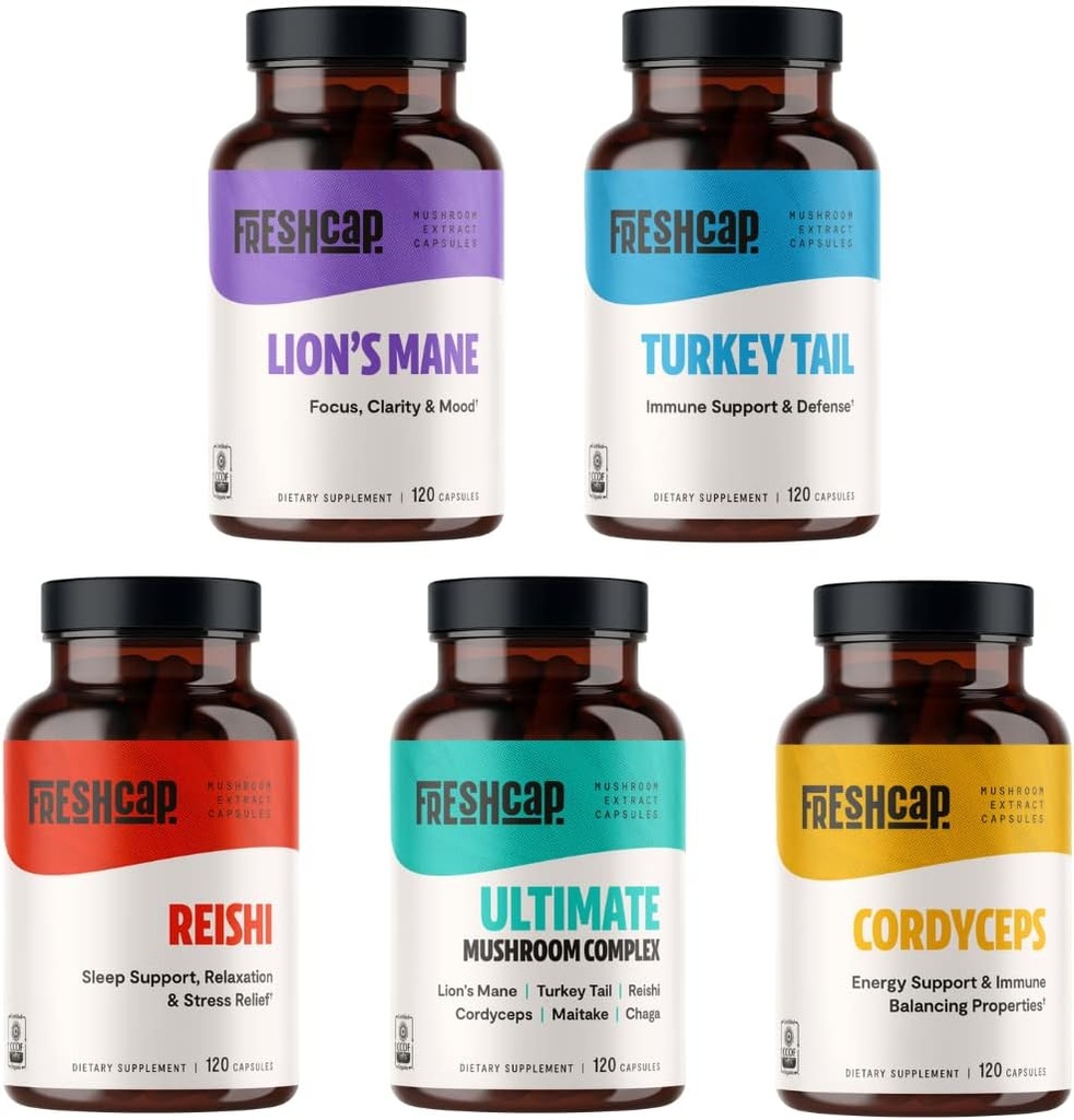 FreshCap, Ultimate Mushrooms Starter Kit (Capsules)