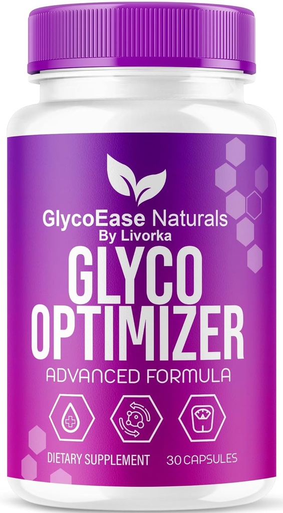 GlycoEase Glyco Optimizer - officielle GlycoEase piller naturlige supplement støtte, Glycotease Premium Naturals Kapsler, Glycoeas Advanced Formel Anmeldelser, 30 Kapsler til 1 måned