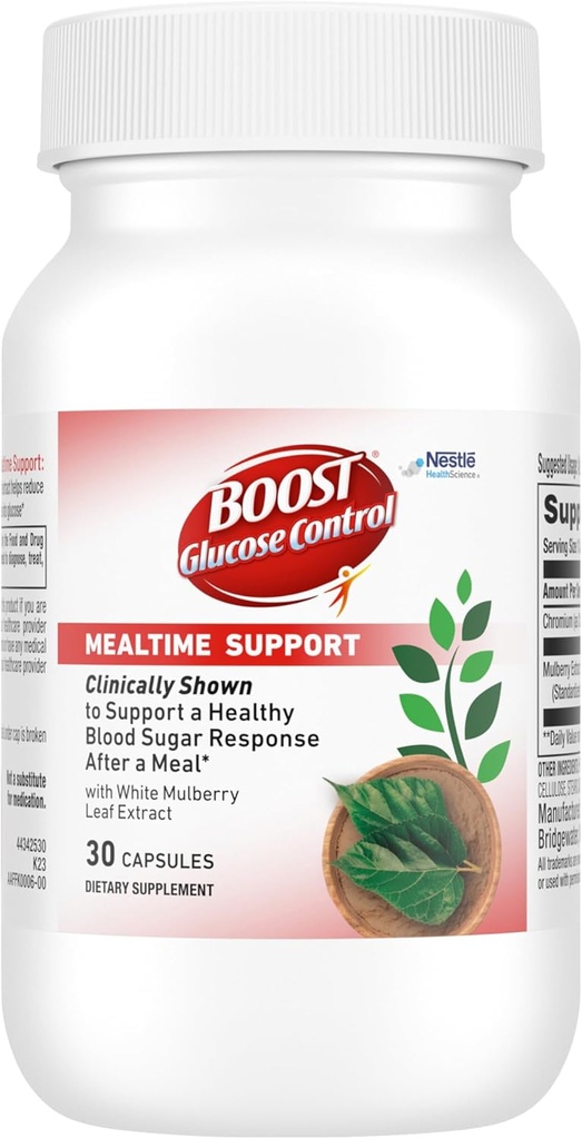 BOOST Glucose Control Mealtime Support Kosttilskud, 30 ng