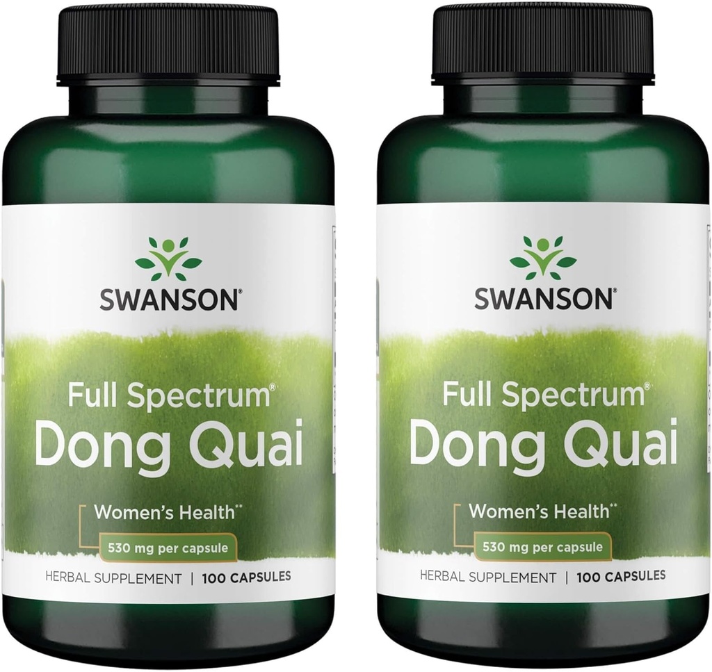 Swanson Dong Quai 530 Milligram 100 kapsler (2 stk.)