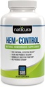 Hem- Control - Hurtig effektiv hæmoridbehandling supplement - Kraftfuld Formel til at fremme symptomlindring, Shrinking of hæmorider, Let ubehag - 180 Veganske Kapsler - Made in USA
