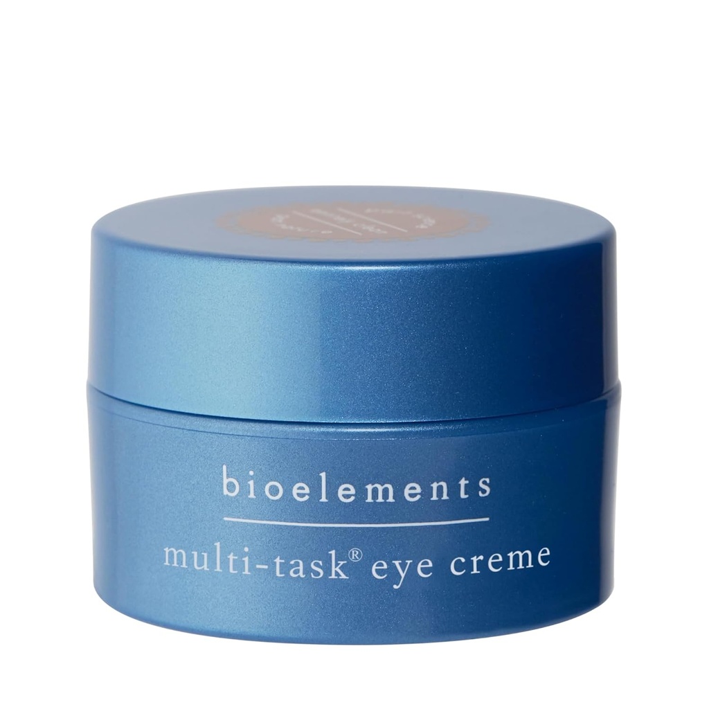 Bioelementer Multi- Task Eye Creme - 0.5 fl oz - Target Puffiness, mørke cirkler & fine linjer - Light & Non Greasy - Vegan, Gluten Free - aldrig testet på dyr