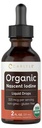 Carlyle Organic Nascent Jod Liquid Drops Shut 124; 2 fl oz Shut 124; Vegan Supplement Shut 124; Non- GMO, Gluten Free