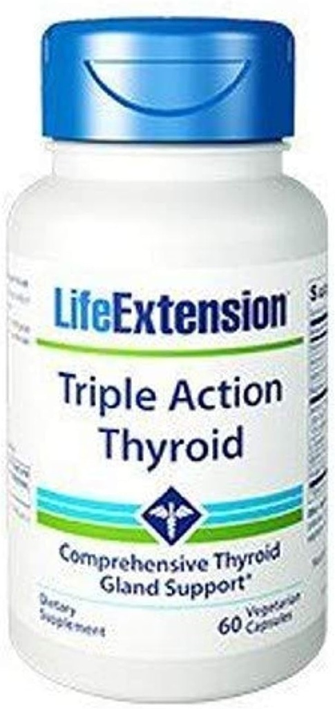 Triple Action Thyroid 60 Vegetarisk Capsules- Pacc-2
