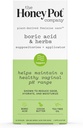 The Honey Pot Company 7 Day Boric Acid & Herbs Suppositorier - vedligeholder og Balancer sund vaginal pH, Administrerer Odor, Hydrater, & Fugt - Gynecologist Testet