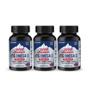 NANOWELL Wild Alaska rTG Omega-3 Fish Oil 1196mg - EPA, DHA, D3- vitamin & E - 120 Softgels x 3 flasker (360 Tæl)