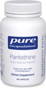 Pure indkapslinger Pantethine • 124; Hypoallergent supplement understøtter sund Lipid Metabolisme og cardiovaskulær funktion • 124; 60 kapsler