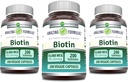 Amazing Formulas Biotin 10000 mcg Veggie Kapsler Note 124; vitamin B7 tillæg Note 124; Non- Gluten Free