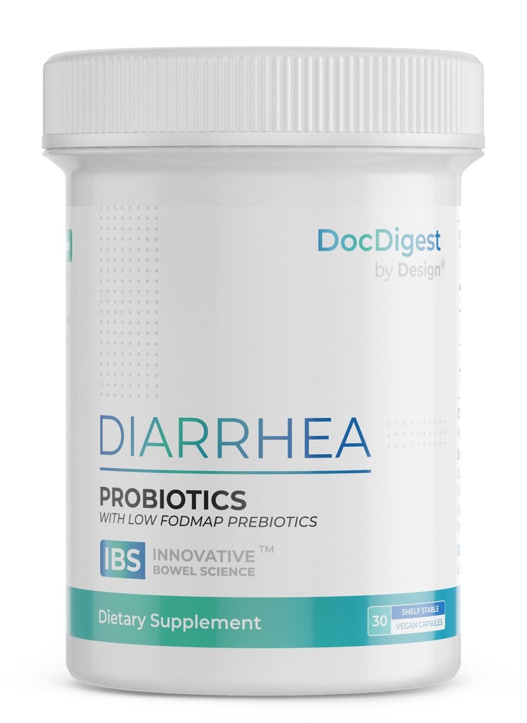 IBS Anti Diarré Probiotisk for Diarré Relief og IBS-D - Klinisk Studerede Antidiarré piller til lang sigt Comfort - Diarré Medicin for voksne - Specialiseret IBS supplement og medicin
