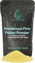 Holistisk Bin Pine Pollen Powder Removal 124; Wild Hartered, Golden Canadian Pine Pollen Removal 124; Pollen Lavet af The Ponderosa Pine Tree, 20 g