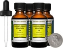Lugol 's Jod / 2% opløsning / 4 Oz i Four Amber glasflasker / Free Droppers / USA