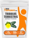 BulkSupplements.com Tribulus Terrestris Extract Powder - Tribulus Terrestris Supplements, Herbal Supplement - Gluten Free, 1,5 g per Serving, 100g (3,5 oz) (Pack of 1)