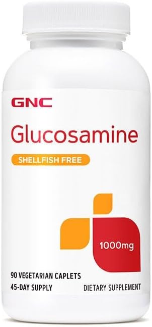 GNC Glucosamin 1000mg tillæg, understøtter sund fælles funktion, fremmer fælles fleksibilitet, 45 Serveringer