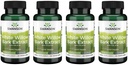 Swanson Maximum Strength White Willow Bark Extract-Promotes Joint Support & Muscle Relief-Standardized to 25% Salicin-Natural Supplement with No Stomach Irritation (60 Veggie Caps, 500mg Each) 4 Pack