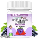 Kids Chewable Iron Supplement, Ferronyl ® Carbonyl Iron 9 mg, C-vitamin 30 mg, Grape Flavor, 90 tabletter (1 flaske)
