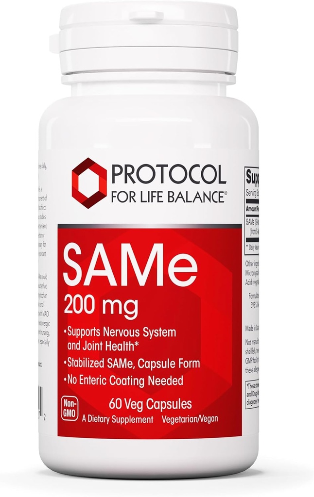 PROTOKOL OM LIV BALANCE Samme 200 mg - Hjernestøtte og fælles tillæg - 60 Veg Caps
