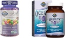 Livets have Organics Prenatal Gummies Multivitamin med vitamin D3, B6, B12 & Oceans Mor Prenatal Fish Oil DHA, Omega 3 Fish Oil Supplement - Jordbær, 350m