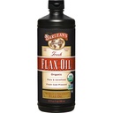 Barlean 's Organic Flaxseed Oil Liquid, Cold Press Hør Frø, 7,640mg ALA Omega 3 Fedtsyretilskud til fælles og hjerte sundhed & sund fordøjelse, 32 oz