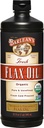Barlean 's Organic Flaxseed Oil Liquid, Cold Press Hør Frø, 7,640mg ALA Omega 3 Fedtsyretilskud til fælles og hjerte sundhed & sund fordøjelse, 32 oz