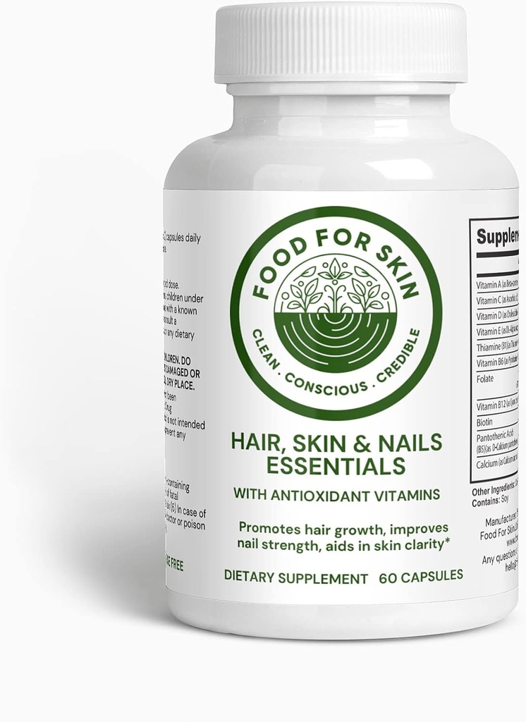 Hair, Skin and Nail Essentials Dietary Supplement 60 Capsules