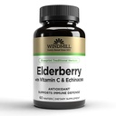 Windmill Elderberry med C-vitamin & Echinacea Kapsler 60 Ea