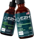 E2H: Liquid Chlorophyll og Ashwagandha Liquid Drops
