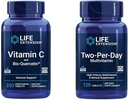 Life Extension Vitamin C & Quercetin Phytosome Plus Multi- Vitamin & Mineral Supplement - 250 tabletter & 120 tabletter