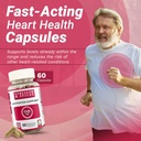 Styrke & krydderier Hypertensupport 100% Natural Supplement for immunsystemet & hjerte sundhed - 15 ingredienser w Hawthorn Berry, Grape Frø & bær - 60 Vegan UK Made 1000mg kapsler