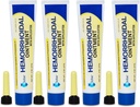 Globe Hemorrhoidal Ointment, Phenylephrine HCl, Petrolatum, Mineral Oil, Relief from Burning, Itching and Discomfort of Hemorrhoids, 2 Ounces (4 Pack)