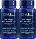 Life Extension Tear Support with MaquiBright 60 mg, 30 Vegetarian Capsules (Pack of 2)