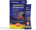 Probiomlyte- Probiotic Hydration Amplifier (Orange) with Patented TriBiom Microbiome Technology for Endurance, Performance, Energy and Gut Health