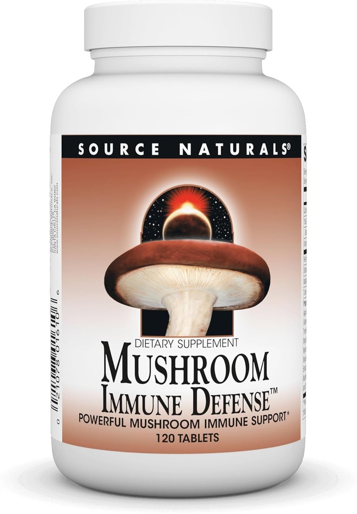 Kilde Naturals Mushroom Immunforsvar, 120 tabletter