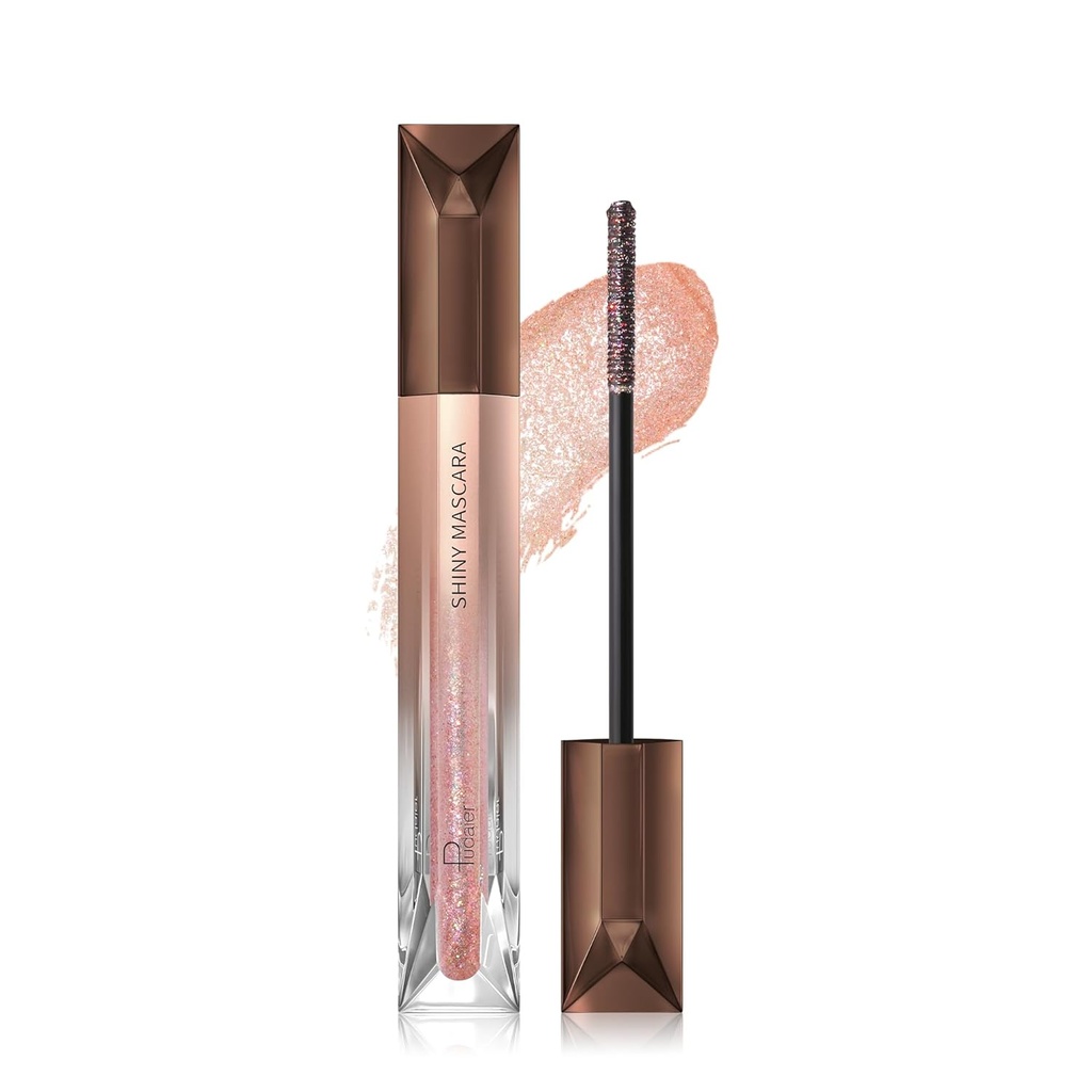 Glitter Mascara til Eyelases, Diamond Shinny Farvet Mascara, Lang Vedvarende Spændende Eye Makeup til Festival, Party