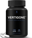 HUMANX Vertigone - Vertigo Relief - Time- testede ingredienser - Ancient Natural Inner Ear Balance Supplement - Relieves Svimmelhed, kvalme, Spinning & Swaying Sensationer - Ikke GMO - Dizzy Aid Pills
