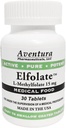 ELFOLAT ® 15 mg L- methylfolat methylfolat methylfolfolat medicinsk kosttilskud Professionel styrke Aktiv ren potent 30 tabletter