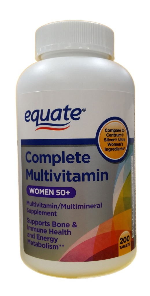 Equate - Komplet Ultra Women 's Health, 200 tabletter