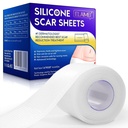 Nye gennemsigtige Silicone Scar Sheets (1.6 "x 120" Inch - 3M), Away Scar Tape, Scar Strips, Genbruges, Professional Scar Removal Sheets til C- sektion, Kirurgi, Burn, Keloid, Acne et, Scar Patch.
