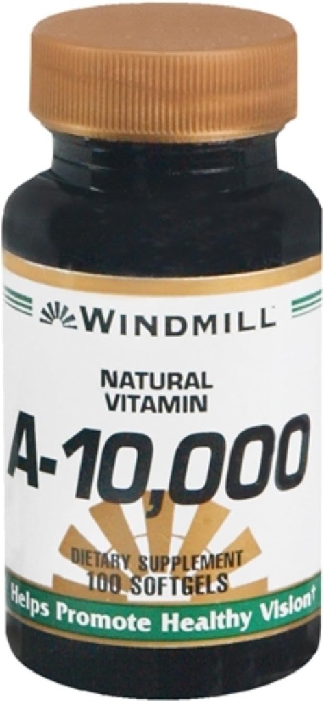 A 10. 000 IE Softgels 100 Soft Gels (pakke med 2)