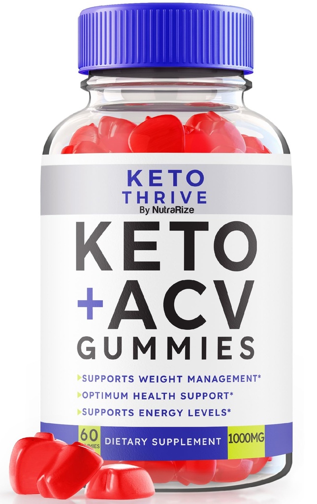 Keto Thrive ACV Gummies, Keto Thrive Keto + ACV vægttab supplement, Keto Thrive Apple Cider Vincate 1000MG Advanced Formel, Keto Plus ACV Gummies Anmeldelser (60 Gummies)