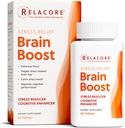 Brain Boost Brain - Reducere stress- Relaterede Brain Træthed, forbedre fokus og hukommelse, Bacopa, L- Carnitin, Quercetin - 90 Ct