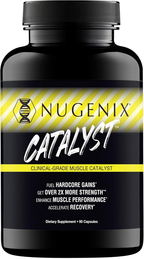 Nugenix Katalysator - Forbedret muskel Builder og muskel Inddrivelse, Tog Harder, Øge ydeevne - 90 Kapsler