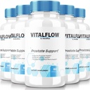 (5 Pack) VitalFlow kapsler, VitalFlow Advanced Prostate Support Formel, Official Natural Formel to Regain Control, Maksimal styrke piller til Support Wellness, Vital Flow Anmeldelser (300 Kapsler)