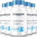 (5 Pack) VitalFlow kapsler, VitalFlow Advanced Prostate Support Formel, Official Natural Formel to Regain Control, Maksimal styrke piller til Support Wellness, Vital Flow Anmeldelser (300 Kapsler)
