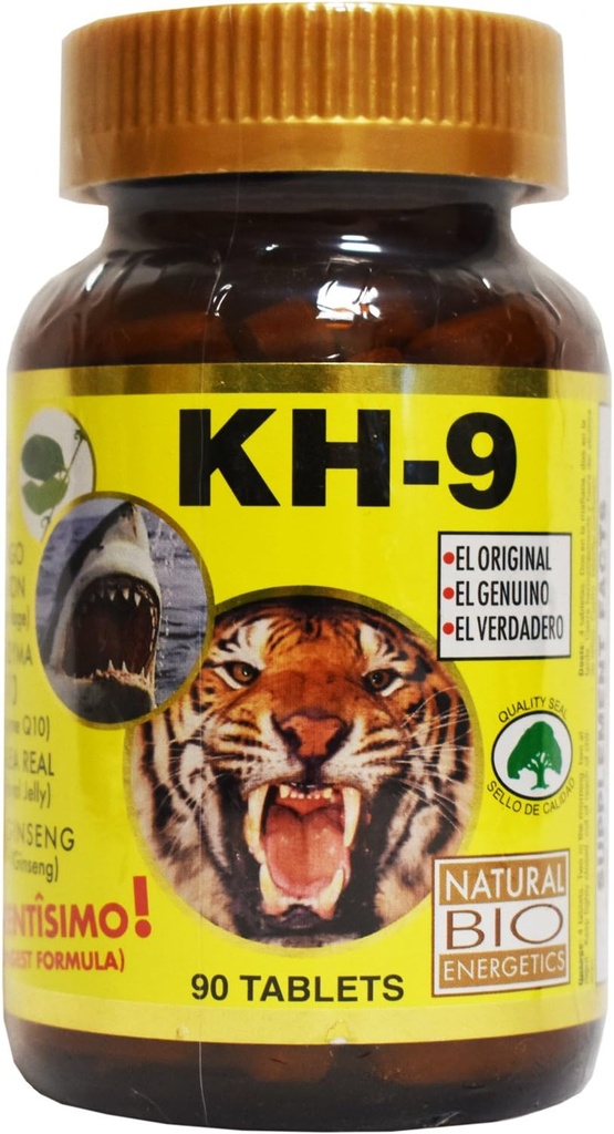 ELP ESSAGAL KH- 9 Multivitamin Tablets Natural Bio Energis Mineral Herb Amino Enzymes (90 Tablets)