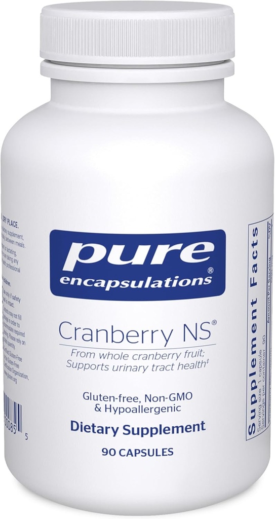 Pure indkapsninger Cranberry NS124; Hypoallergen supplement til støtte urinveje sundhed