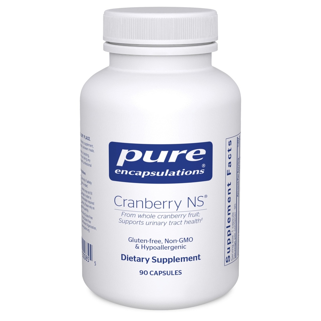 Pure indkapsninger Cranberry NS124; Hypoallergen supplement til støtte urinveje sundhed