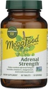 MegaFood Adrenal Strength - Adrenal Support Kosttilskud med Ashwagandha og Magnesium Glycinate, C-vitamin, Holy Basil, Astragalus, Reducerer Cortisol Niveauer - Vegetar - 60 tabletter (30 Servere)